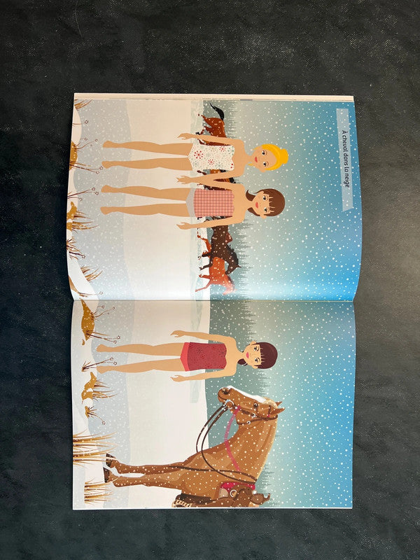 Fashionistas - Dans la neige | Livre-jeu autocollants 5-7 ans