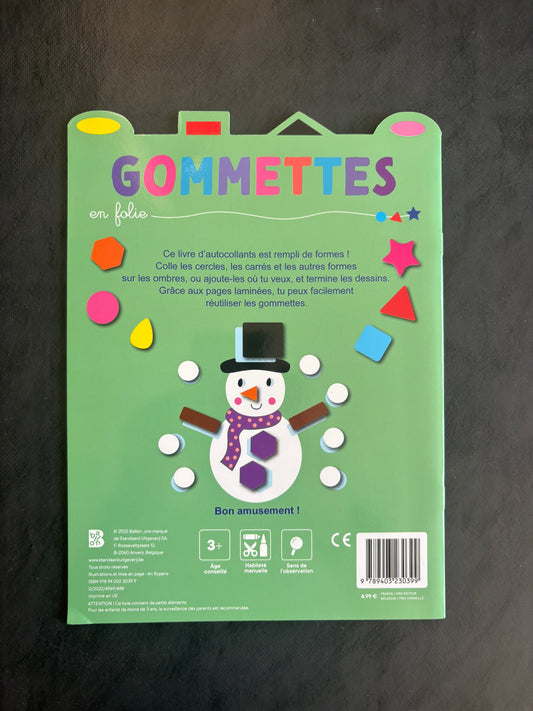 Gommettes en folie - pingouin