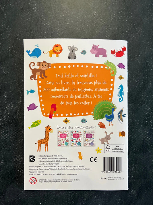 Mes autocollants brillants - les animaux