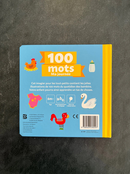 100 mots - Ma journée | Album jeunesse 3-5 ans