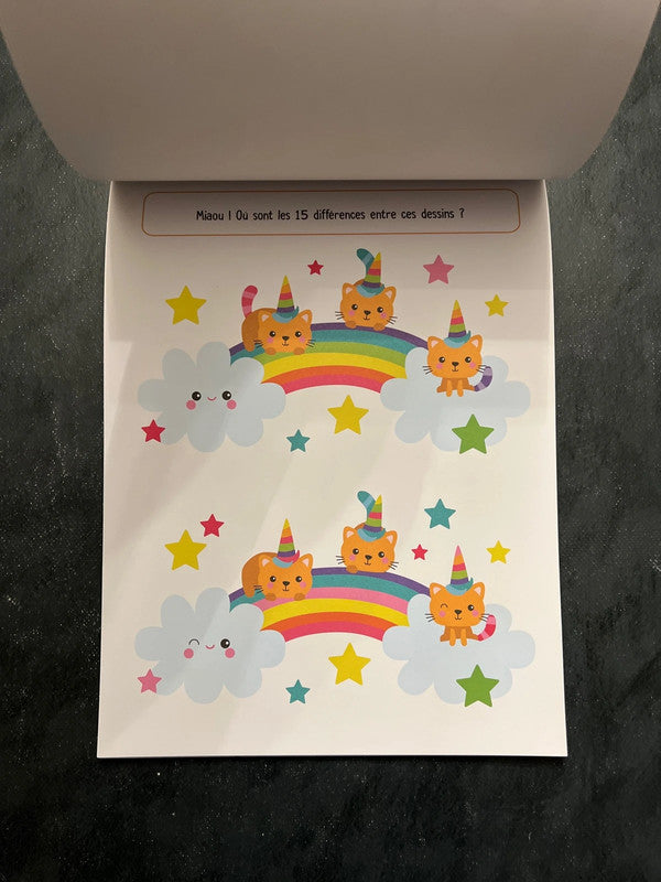 Cherche les différences - les licornes