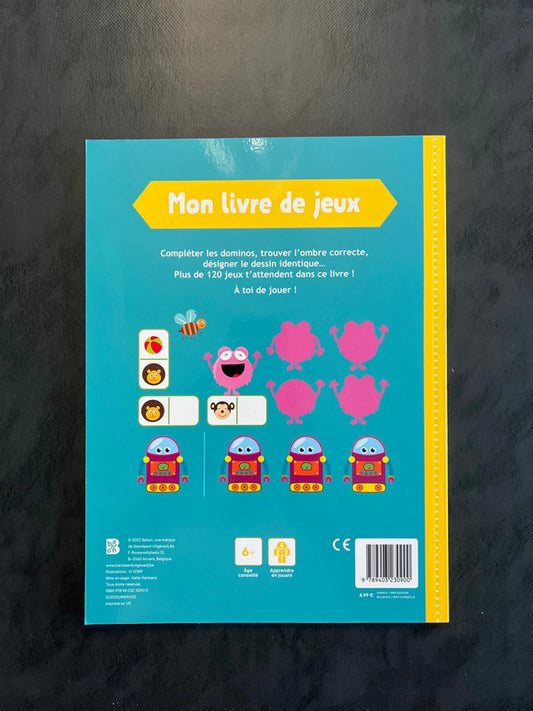Mon livre de jeux - Dès 6 ans