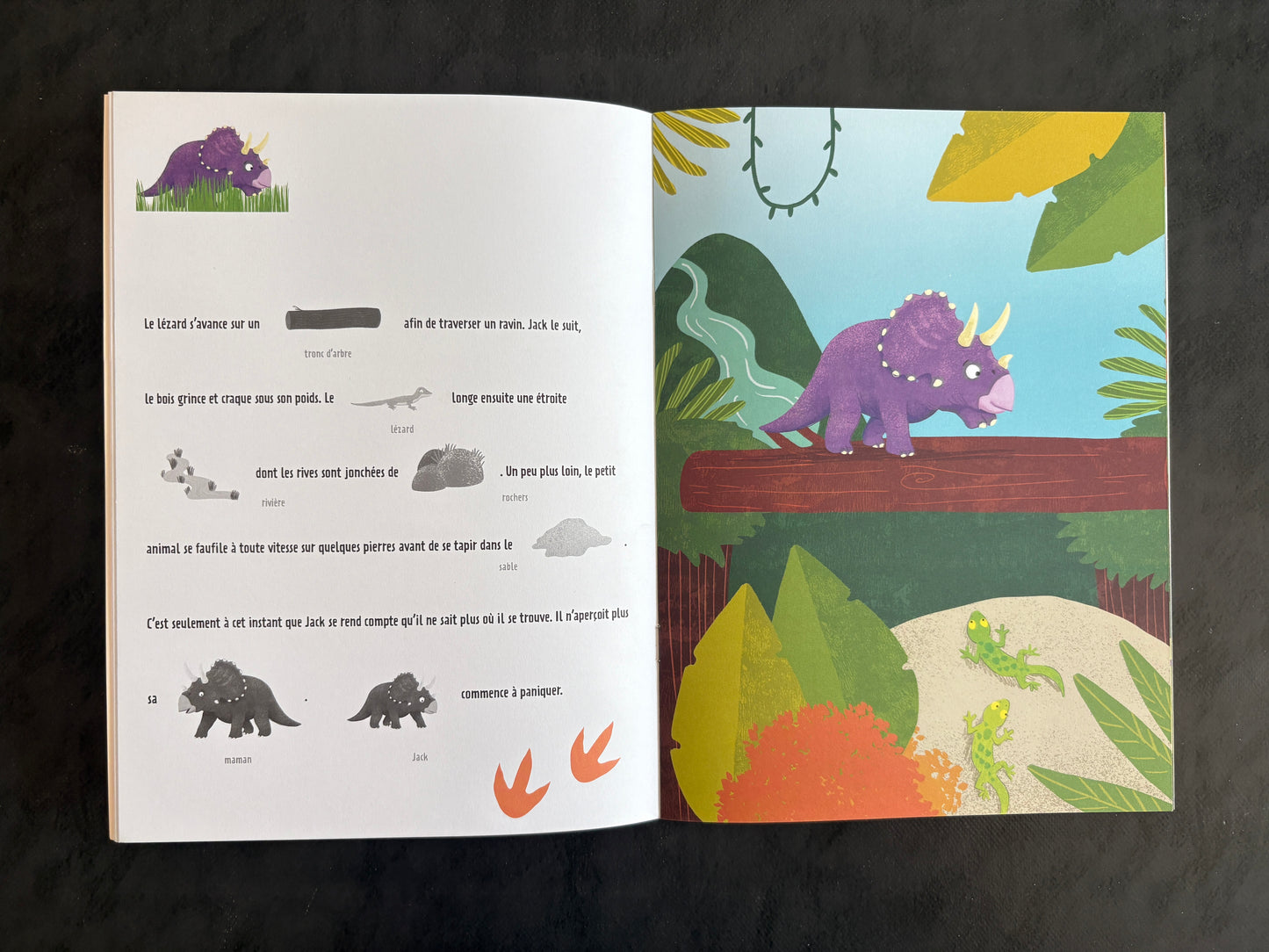 Livre de jeux - Jack le petit tricératops