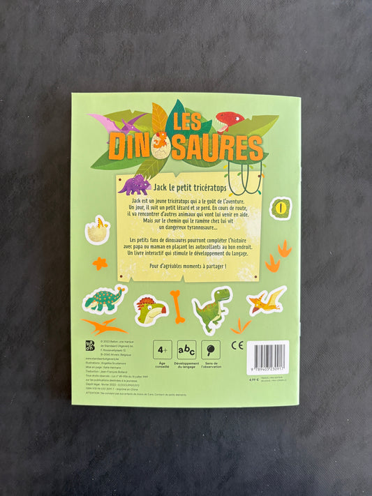 Livre de jeux - Jack le petit tricératops