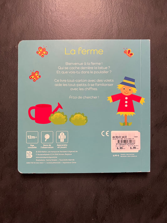 Mon premier imagier à volets - la ferme