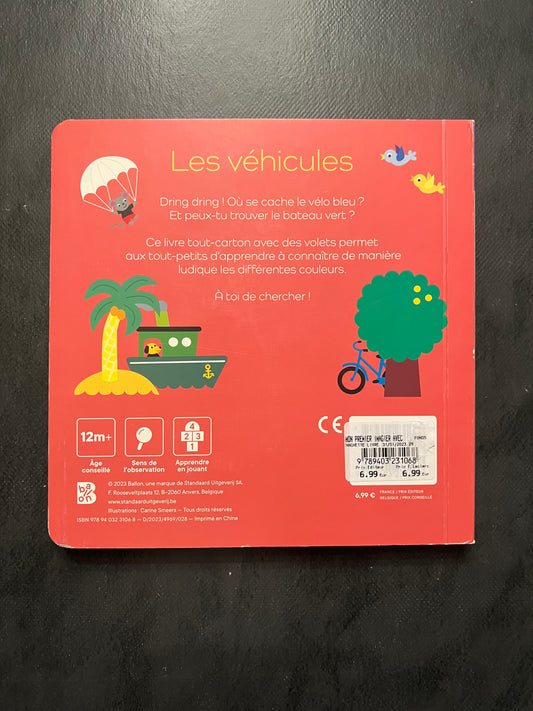 Mon premier imagier à volets - les véhicules