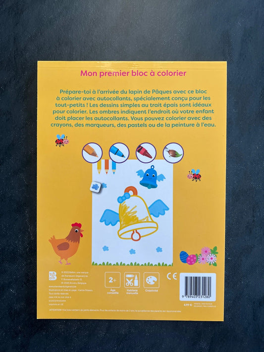 Mon premier bloc à colorier - Pâques