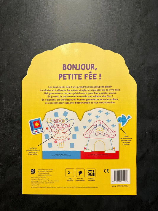 Coller et colorier - Bonjour, petite fée ! Dès 2 ans