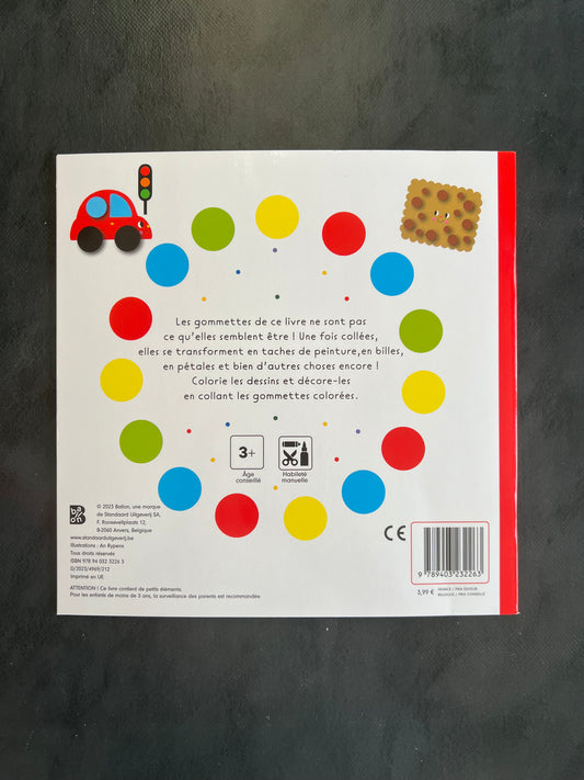 Boules de gomme - Livre gommette avec 175 stickers - Dès 3 ans