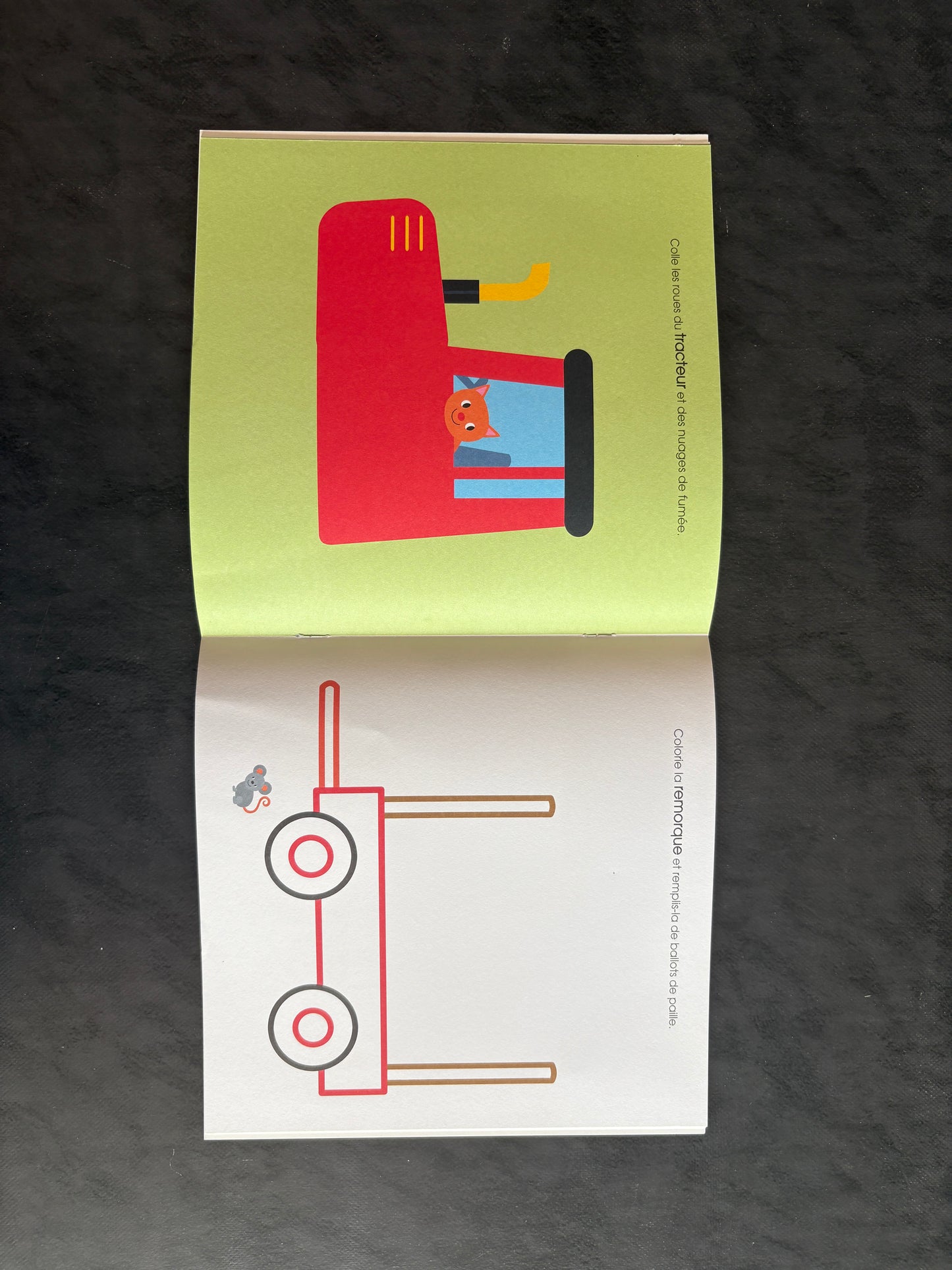 Livre gommette - La ferme - Dès 3 ans