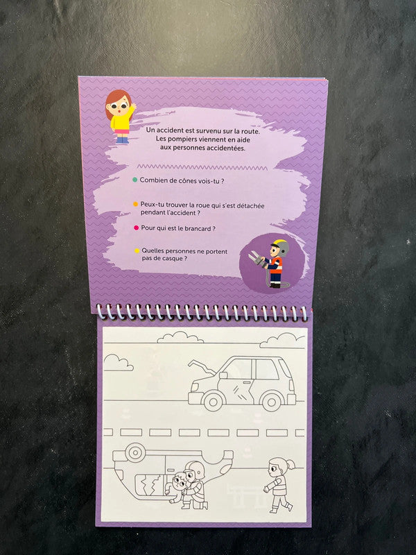 Mes dessins magiques - les pompiers