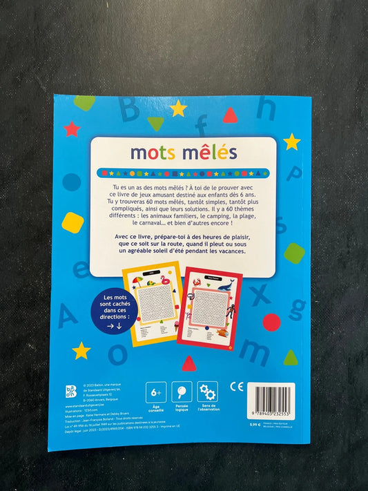 Mes premiers mots mêlés - Dès 6 ans