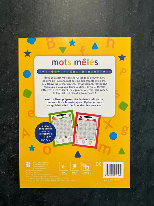 Mes premiers mots mêlés - Dès 8 ans