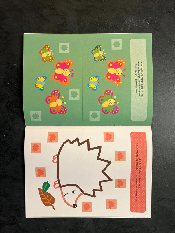 Livre d’autocollants - les animaux de la forêt