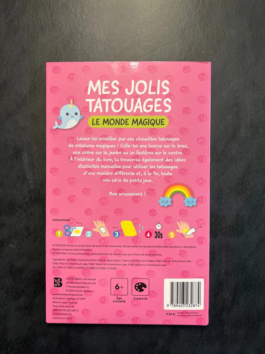 Mes jolies tatouages - Le monde magique (5-8 ans)
