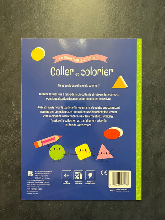 Coller et colorier - dès 4 ans