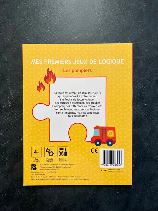 Mes premiers jeux de logique - Les pompiers | 5-7 ans