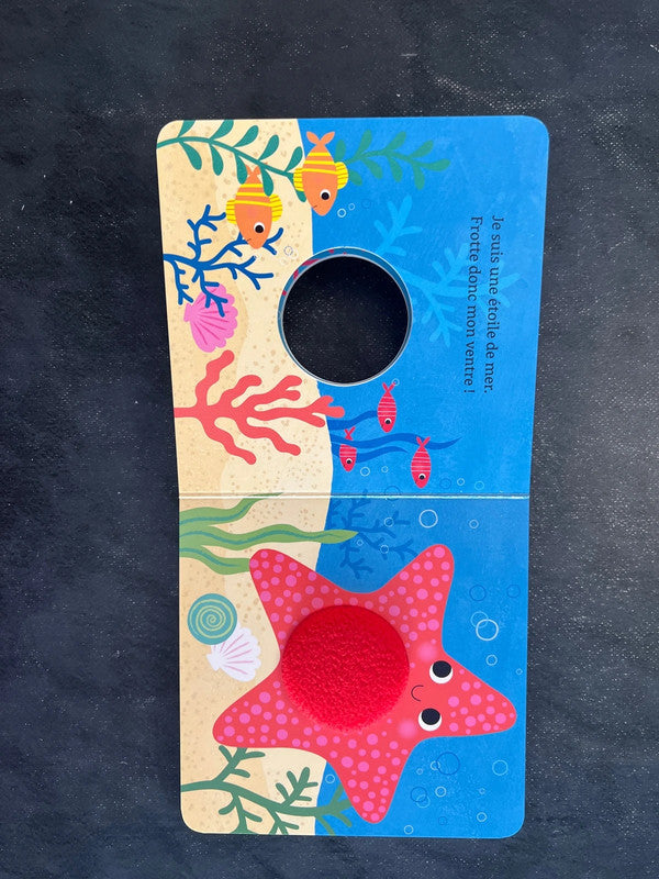 Sous la mer - Livre cartonné tactile dès 2 ans