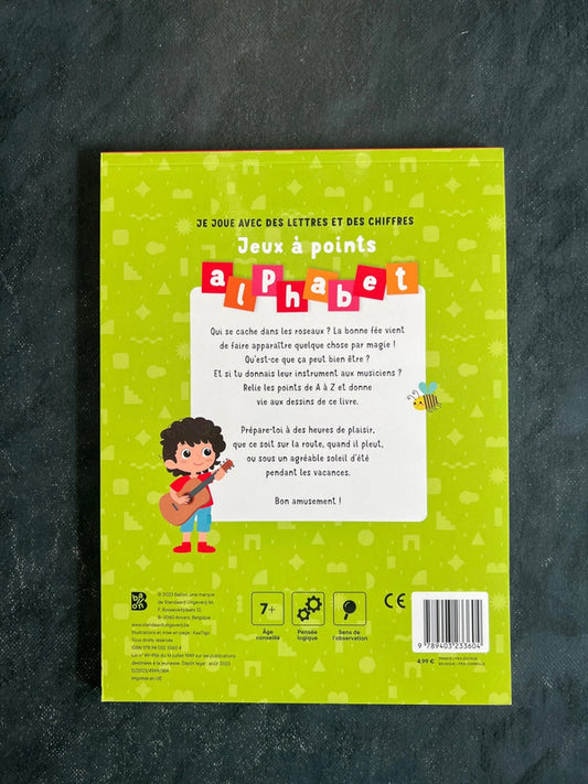 Jeux à points alphabet - dès 7 ans