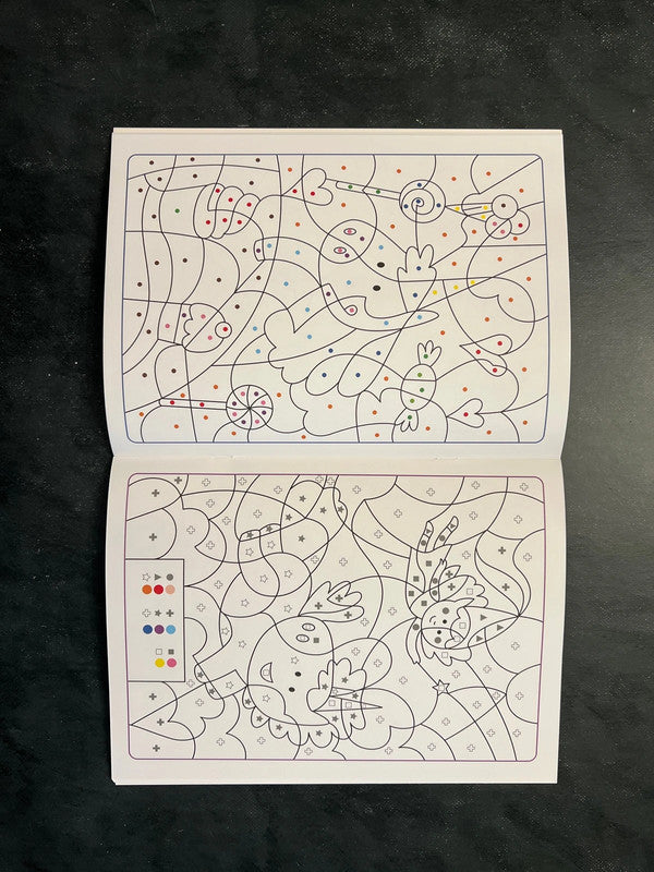 Mes coloriages magiques - Les licornes | 5-7 ans