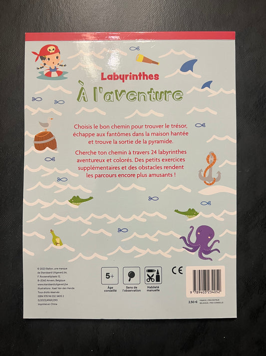 Labyrinthes - À l'aventure | Jeux et énigmes dès 5 ans