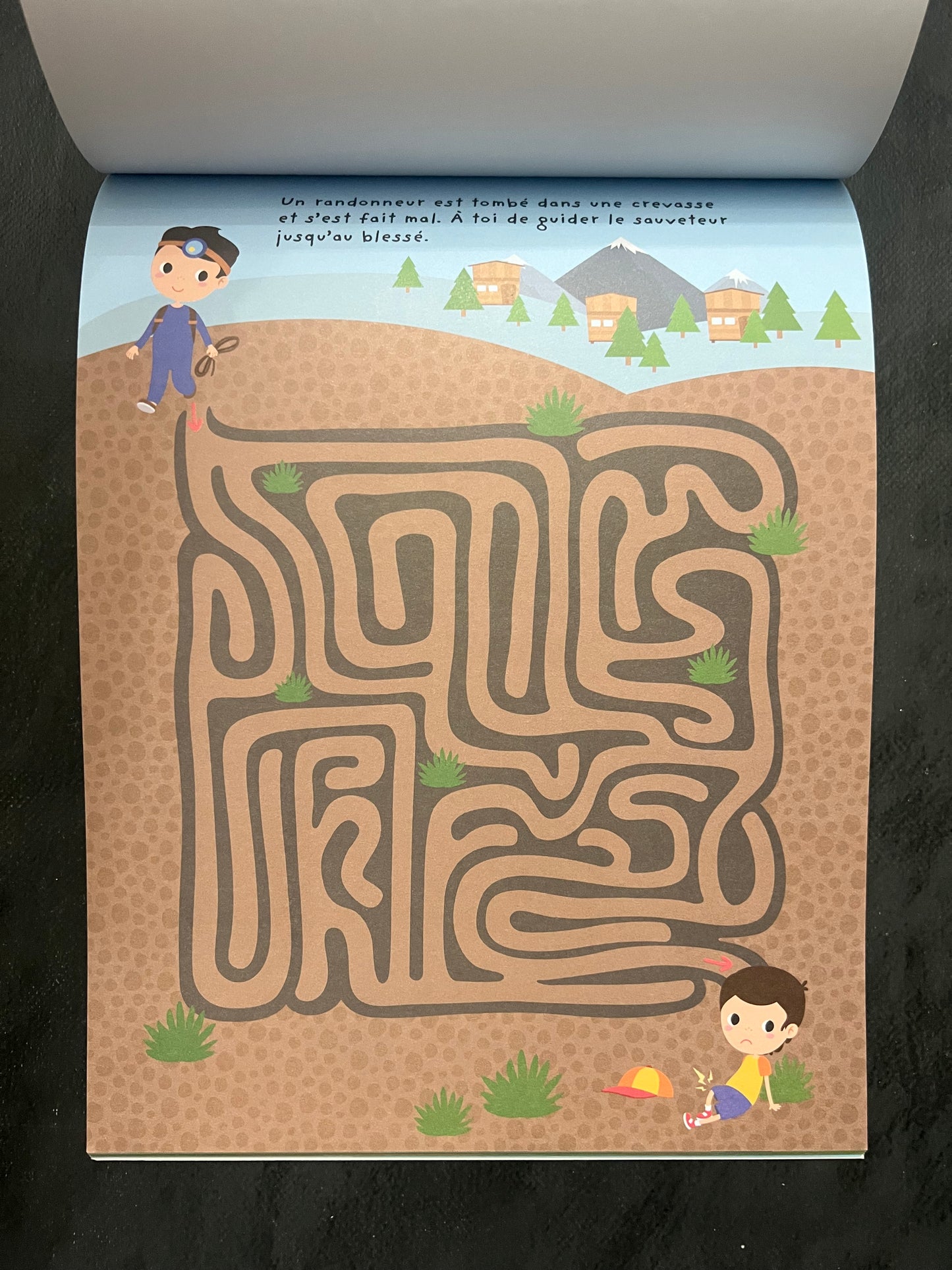 Labyrinthes - Au secours ! - Livre-jeu dès 5 ans
