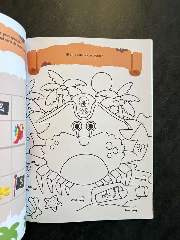 Mes autocollants scintillants - les pirates