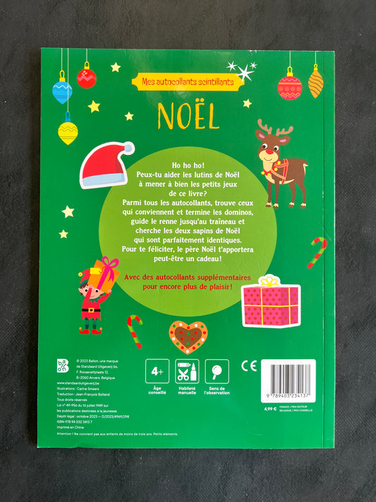 Mes autocollants scintillants - Noël