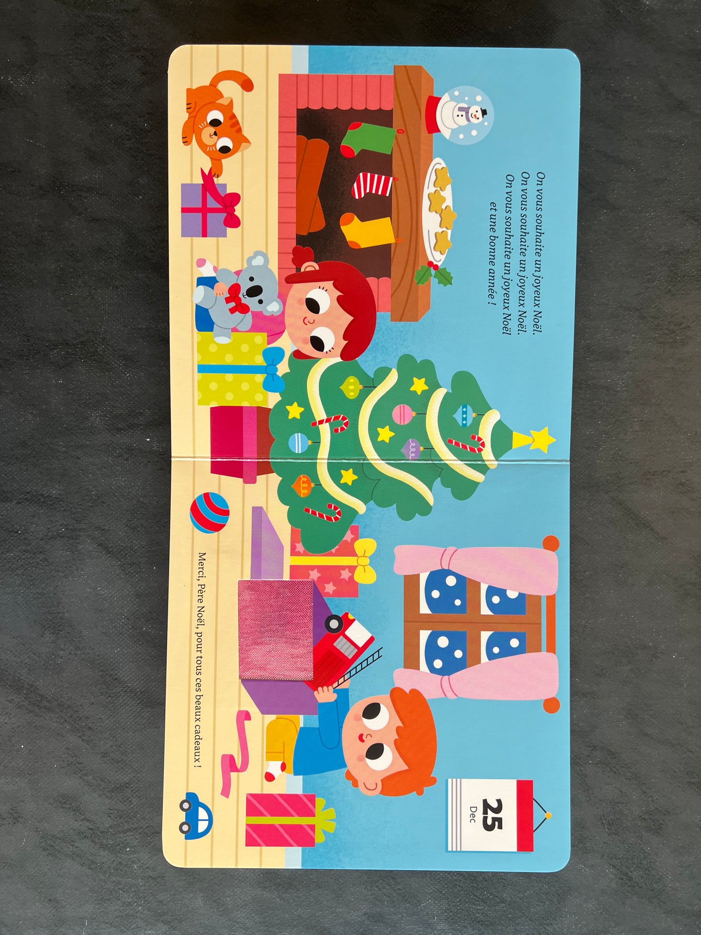 Mon livre à toucher avec des chansons - joyeux noël