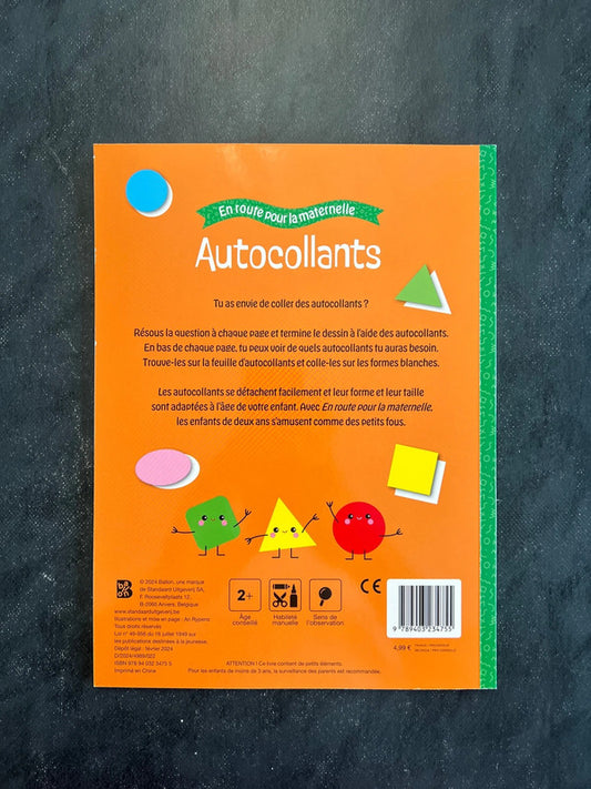 Livre d’autocollants - à partir de 2 ans