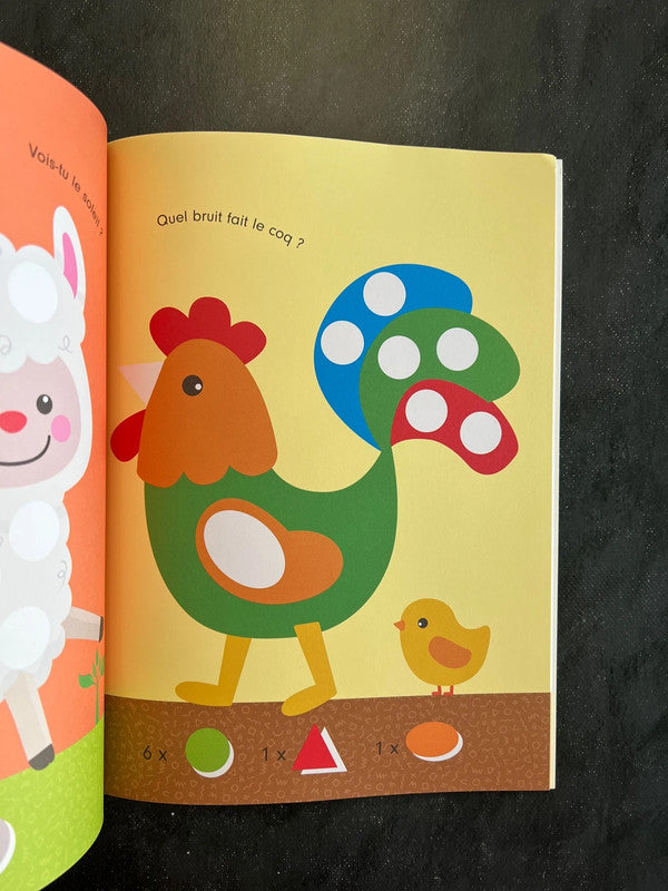 Livre d’autocollants - à partir de 2 ans