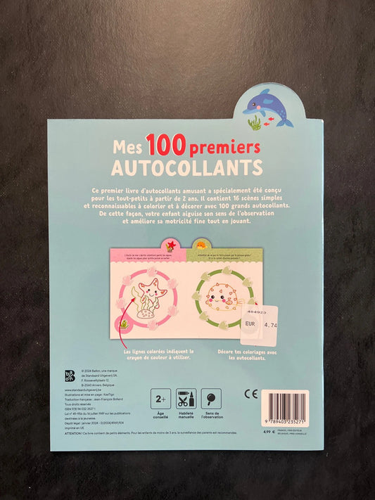 Mes 100 premiers autocollants - sous l’océan