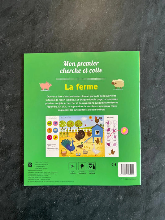 Mon premier cherche et colle - la ferme