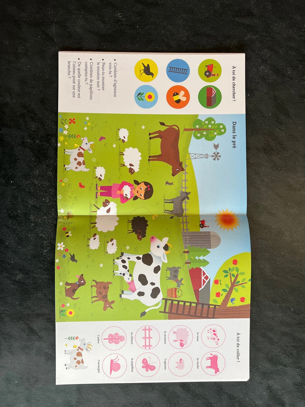 Mon premier cherche et colle - la ferme