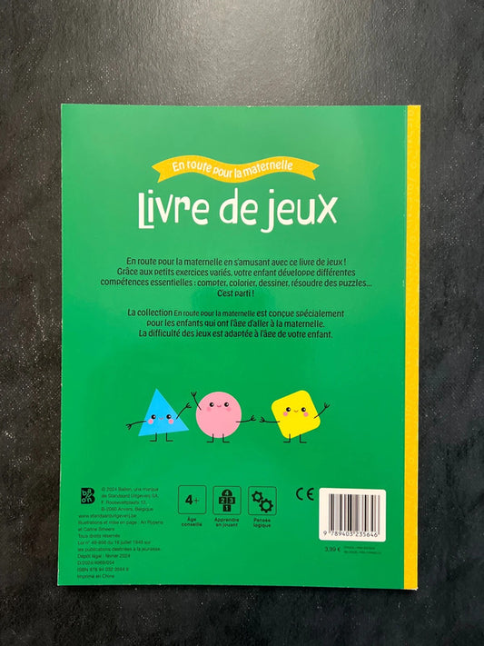 Livre jeux - dès 4 ans