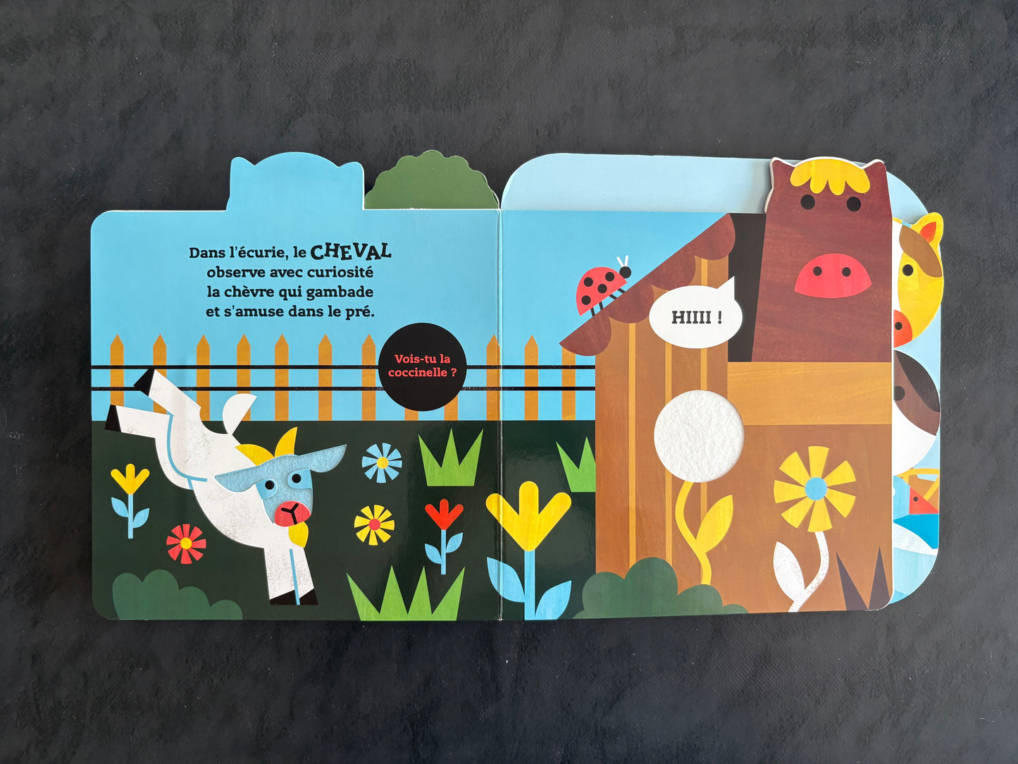 Livre à toucher - Les animaux de la ferme (2-4 ans)