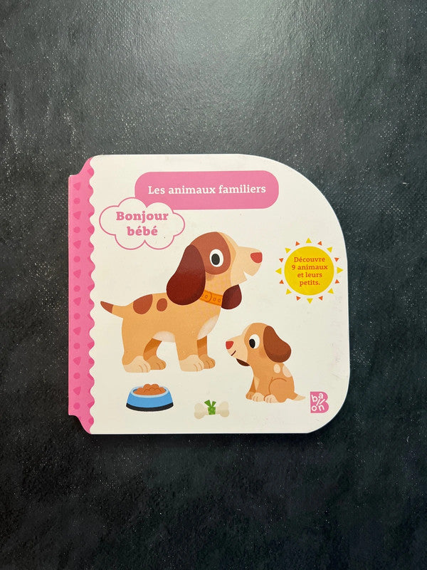 Les animaux familiers - Livre cartonné pour bébé (0-2 ans)