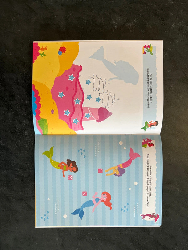 Livre jeux - mon amie la sirène