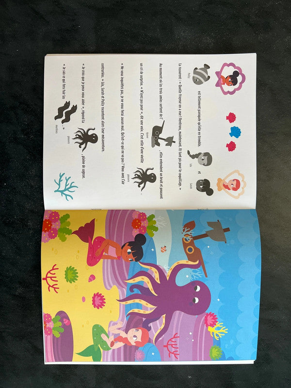 Mon amie la sirène - Livre d'autocollants (4-6 ans)