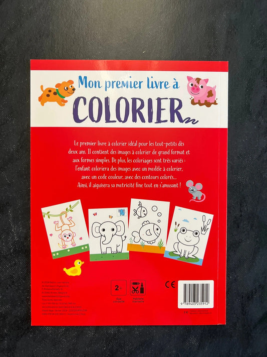 Mon premier livre à colorier - les animaux
