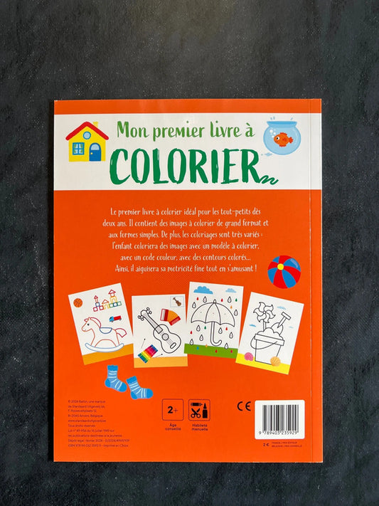 Mon premier livre à colorier - mes premiers mots