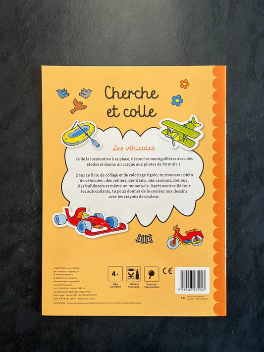 Cherche et colle - les véhicules