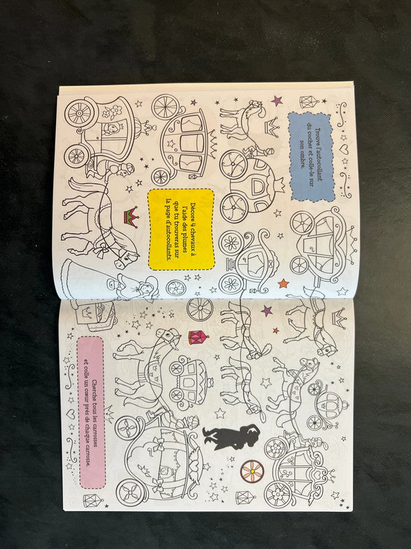 Cherche et colle - les princesses