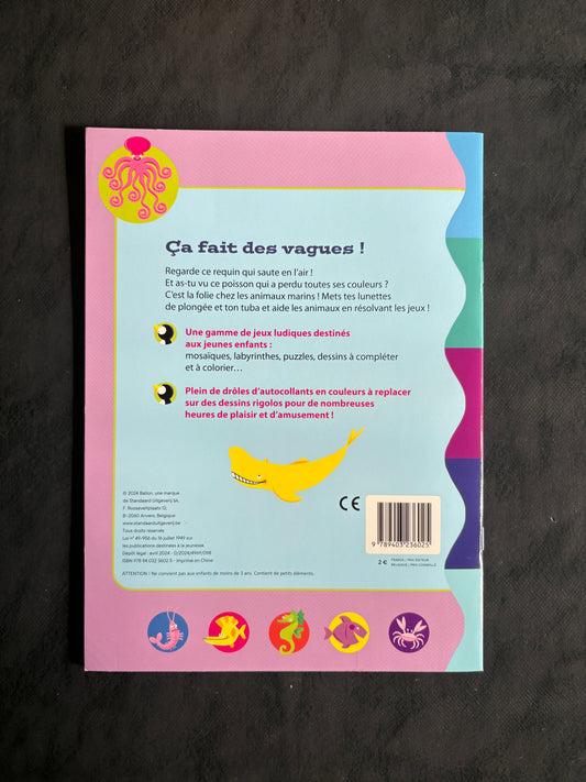 Animaux en folie - ça fait des vagues | Album jeunesse 3-6 ans