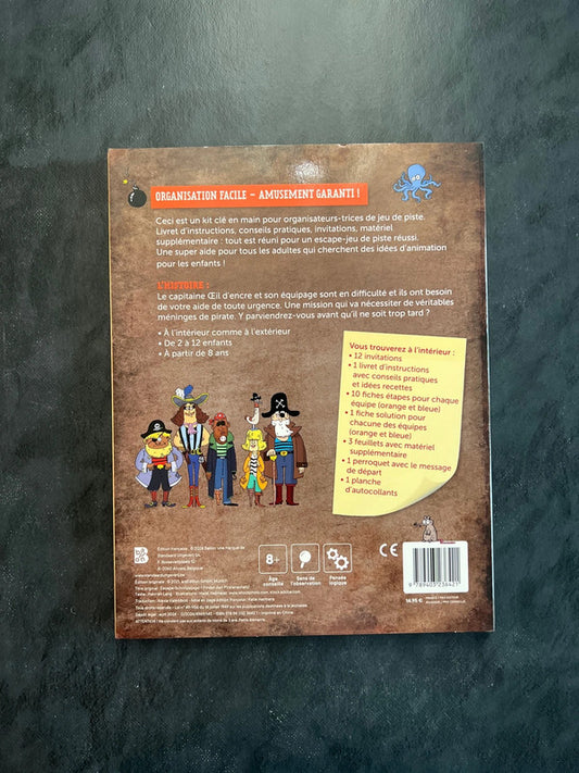 Livre escape - À la recherche du trésor des pirates (7-10 ans)