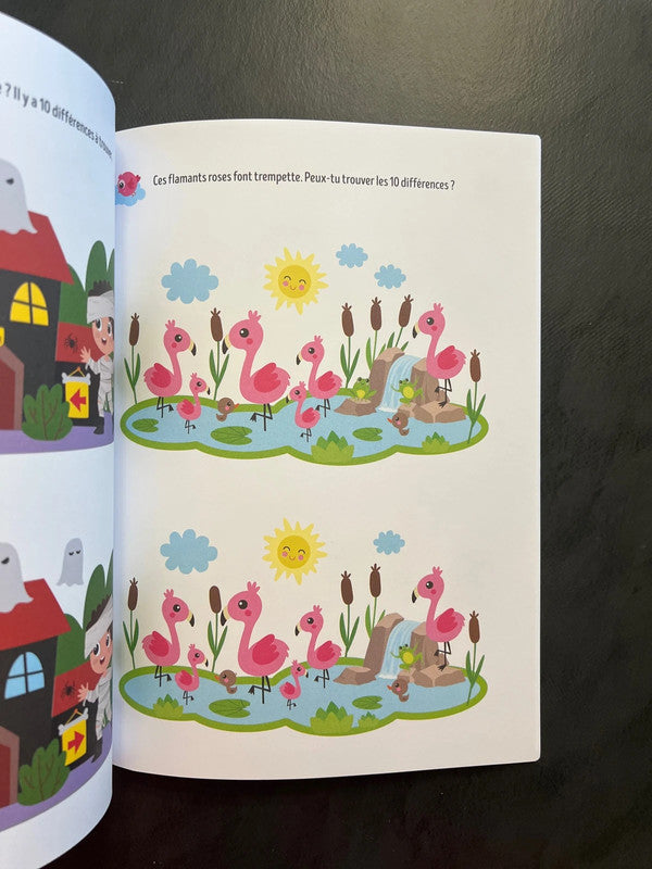 Mon livre de jeux - cherche les différences