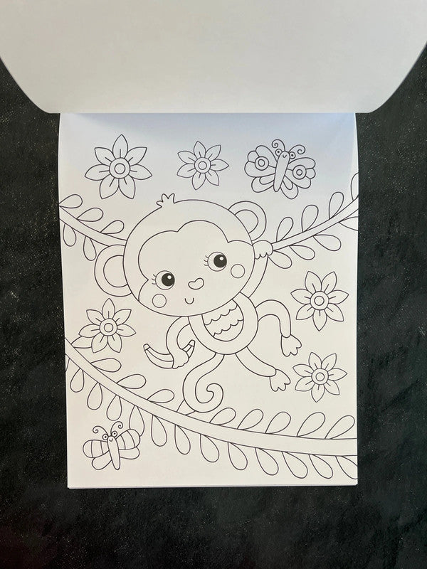 Bloc à colorier - adorables animaux