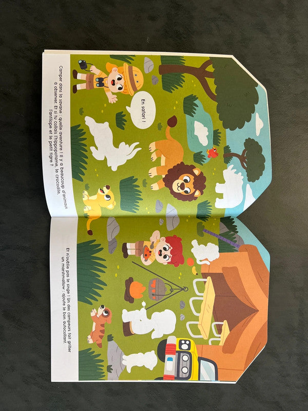 Coller et colorier - la maison de vacances