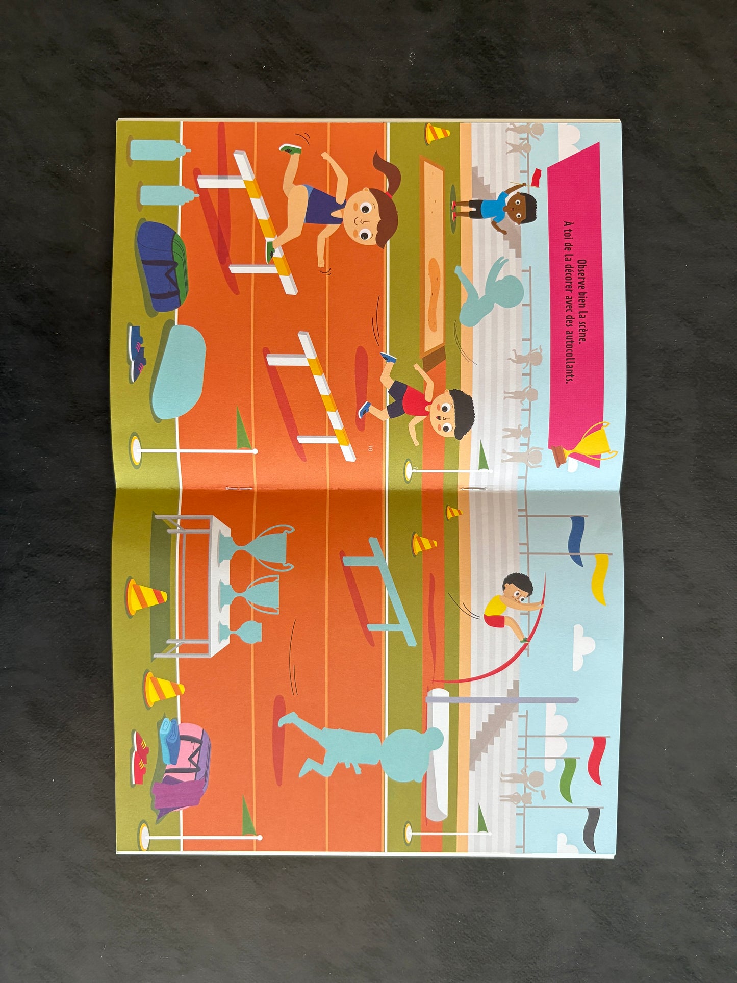 J'adore le sport - Livre de jeux avec autocollants (4-6 ans)