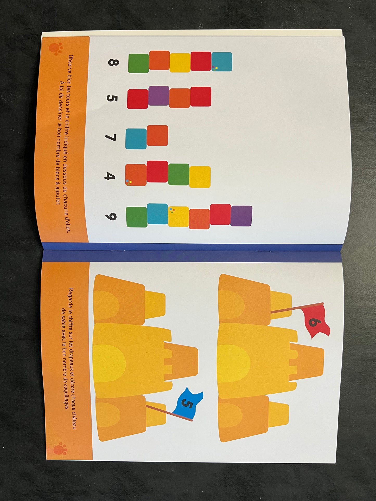 Livre d'autocollants - je compte